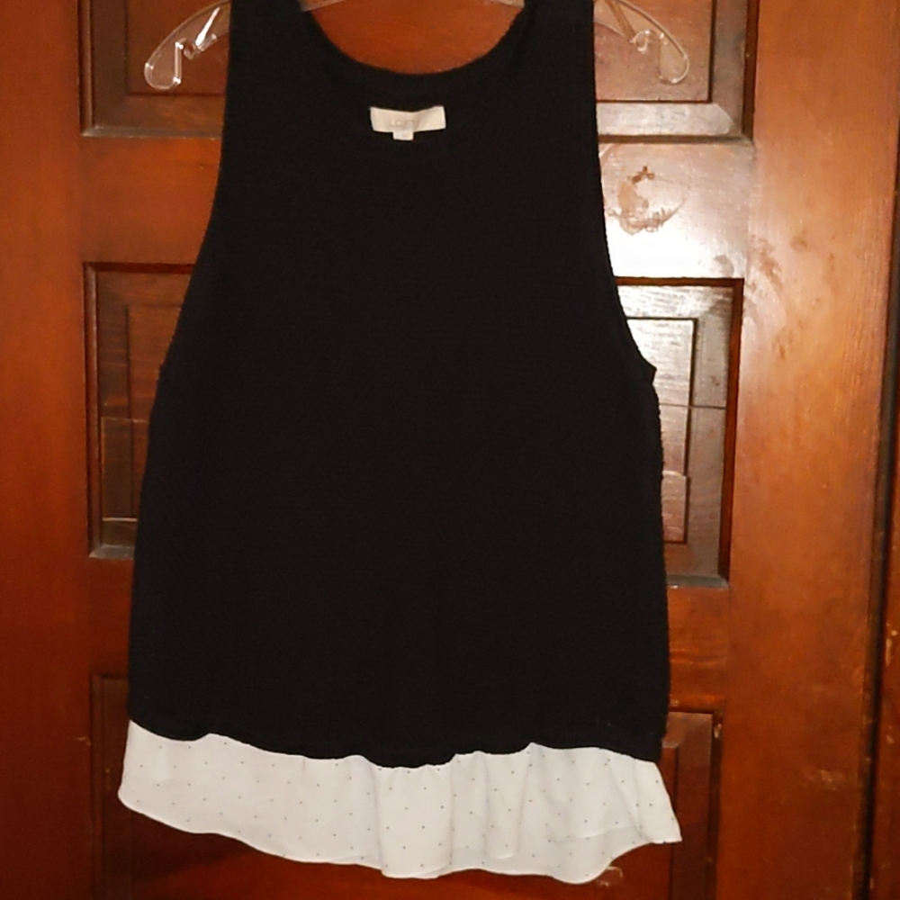 LOFT sleeveless sweater